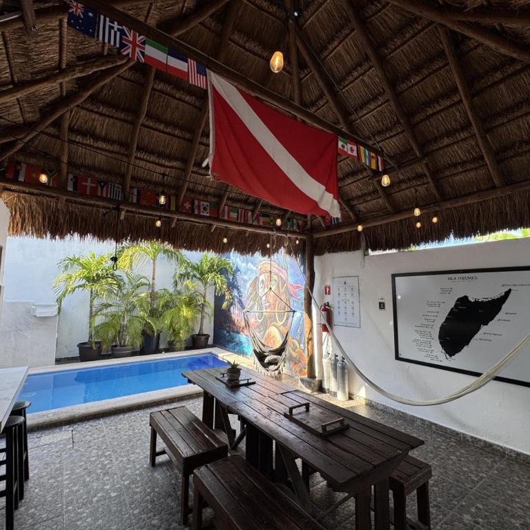 La Perle Noire - Dive Hotel Cozumel - Habitación Estándar - Cama extragrande - 14