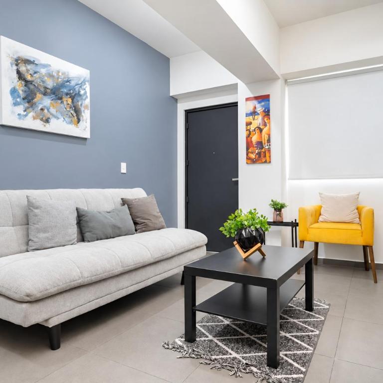 Terraza privada al skyline y 2 cajones, Americana - Two-Bedroom Apartment - 24