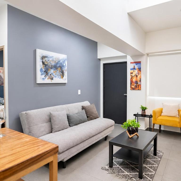 Terraza privada al skyline y 2 cajones, Americana - Two-Bedroom Apartment - 25