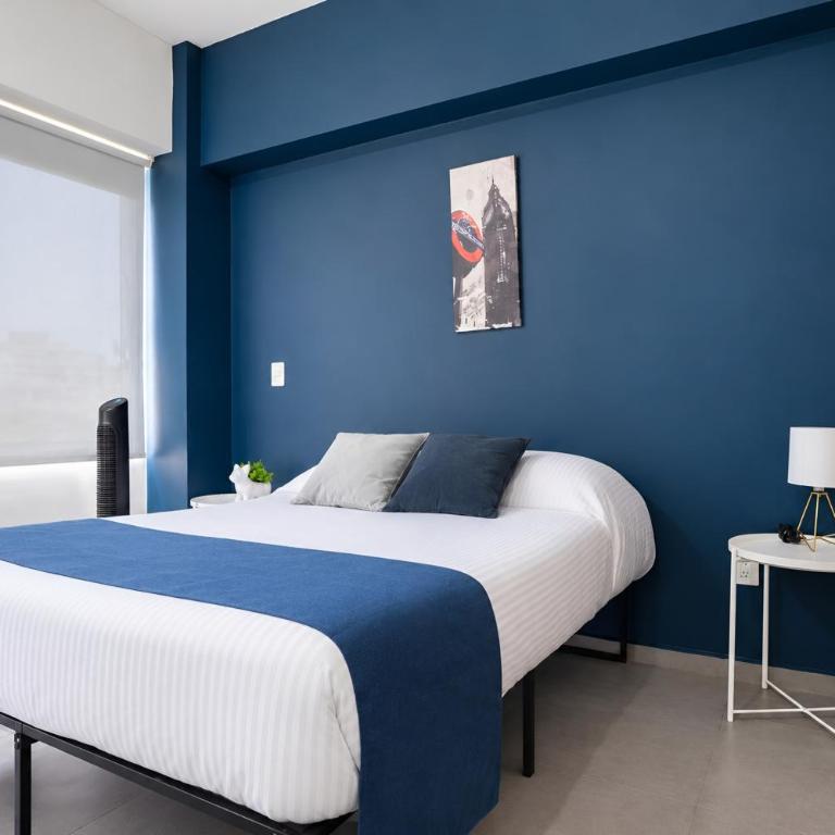 Terraza privada al skyline y 2 cajones, Americana - Two-Bedroom Apartment - 31