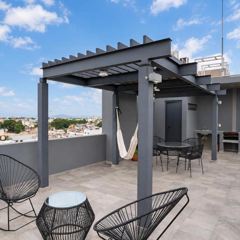 Terraza privada al skyline y 2 cajones, Americana - Two-Bedroom Apartment - 35