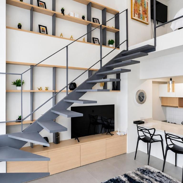Loft doble altura, Andares, cerca Akron, Alberca, Gym - Apartment mit 1 Schlafzimmer - 91