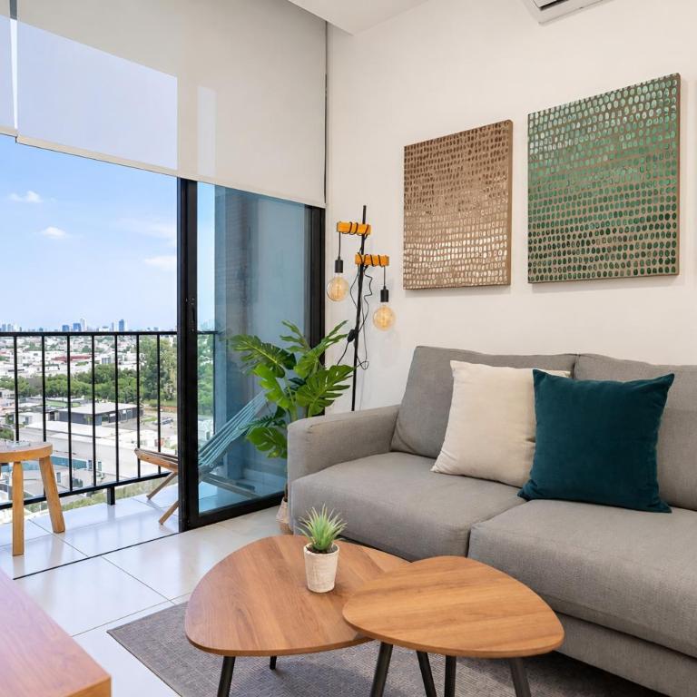 Nuevo Departamento Céntrico con Alberca y Parking - Apartment mit 2 Schlafzimmern - 1
