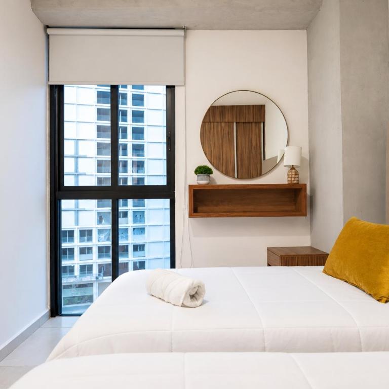Nuevo Departamento Céntrico con Alberca y Parking - Apartment mit 2 Schlafzimmern - 52