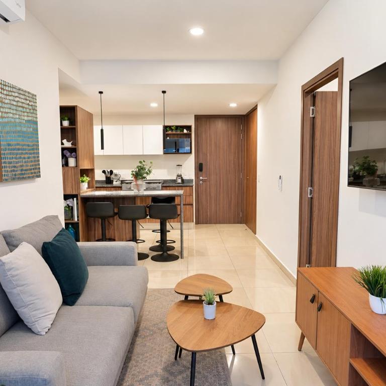 Nuevo Departamento Céntrico con Alberca y Parking - Apartment mit 2 Schlafzimmern - 63
