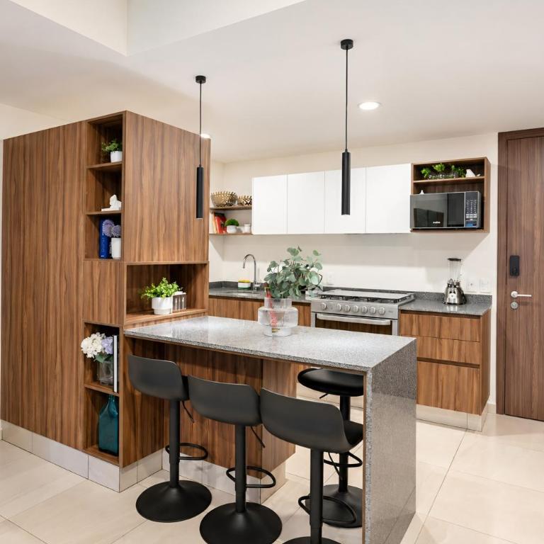Nuevo Departamento Céntrico con Alberca y Parking - Apartment mit 2 Schlafzimmern - 65