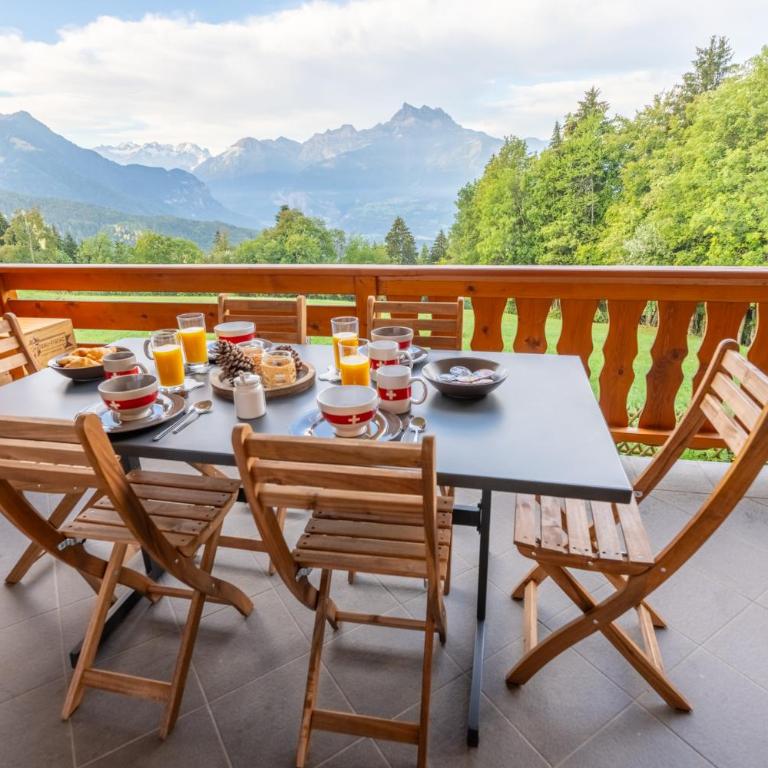 Le Balcon des Dents du Midi, Villars - Appartamento con 1 Camera da Letto, Balcone e Vista Montagna - 30