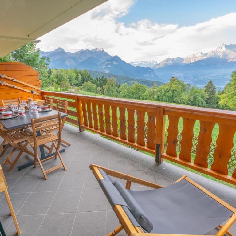 Le Balcon des Dents du Midi, Villars - Appartamento con 1 Camera da Letto, Balcone e Vista Montagna - 43
