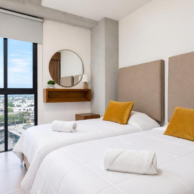 Nuevo Departamento Céntrico con Alberca y Parking - Apartment mit 2 Schlafzimmern - 68