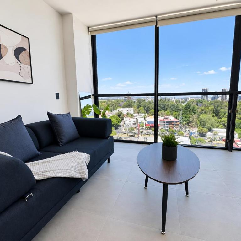 Loft en piso 12 con alberca y rooftop, Andares - One-Bedroom Apartment - 1