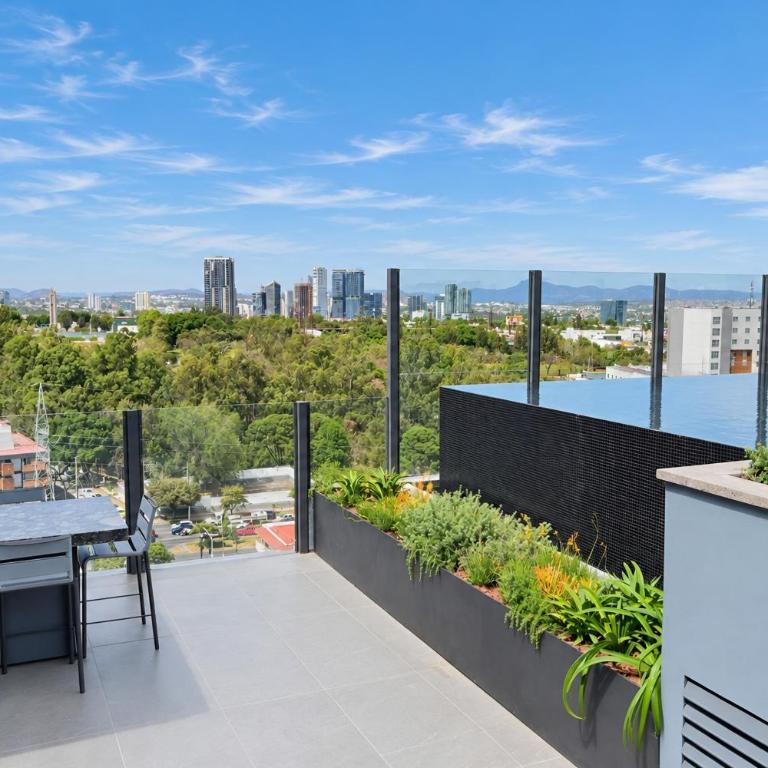 Loft en piso 12 con alberca y rooftop, Andares - One-Bedroom Apartment - 31