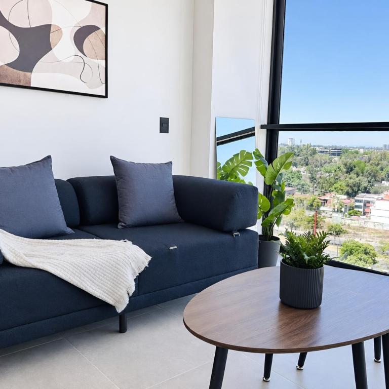 Loft en piso 12 con alberca y rooftop, Andares - One-Bedroom Apartment - 33