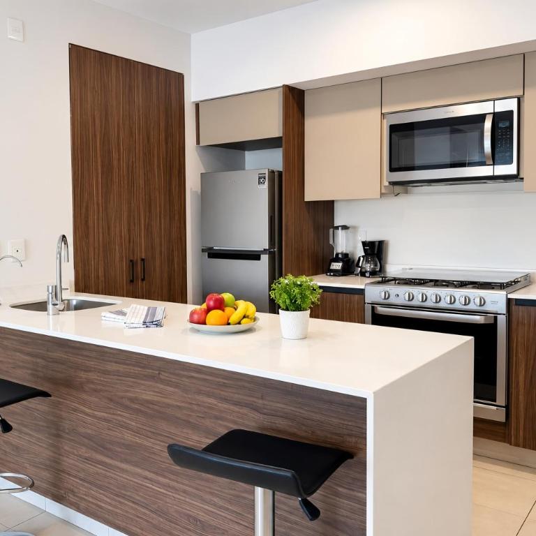 Loft acogedor con azotea y asador, Providencia - Apartamento de 1 dormitorio - 18
