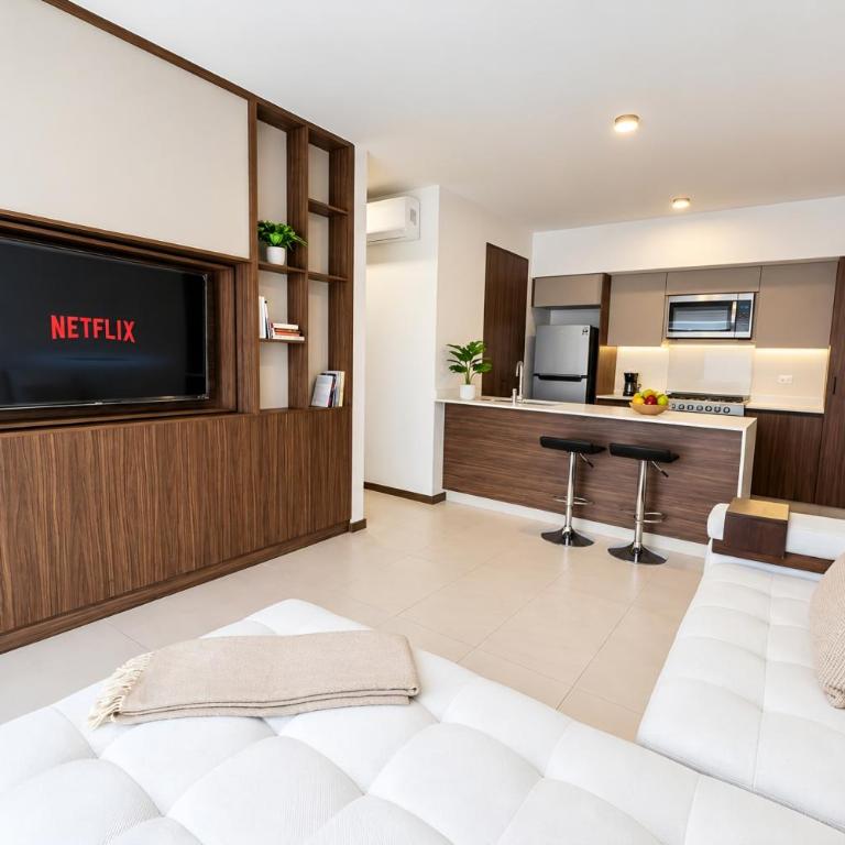 Loft acogedor con azotea y asador, Providencia - Apartamento de 1 dormitorio - 20