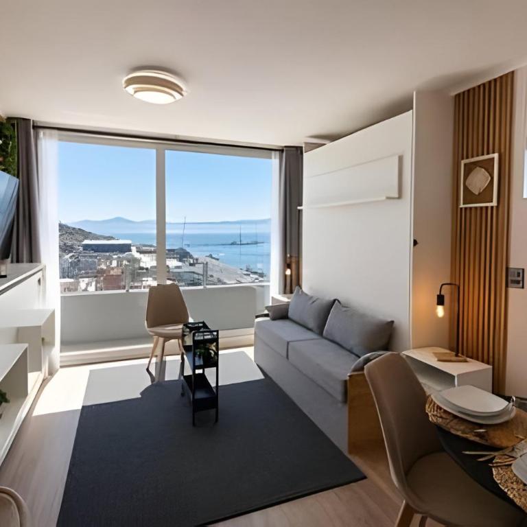 Vista al mar y gimnasio - Estudio convertible para tres personas - Apartamento con vistas al mar - 6