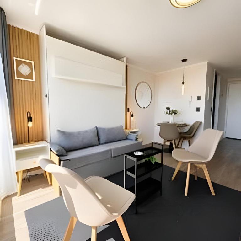 Vista al mar y gimnasio - Estudio convertible para tres personas - Apartamento con vistas al mar - 3