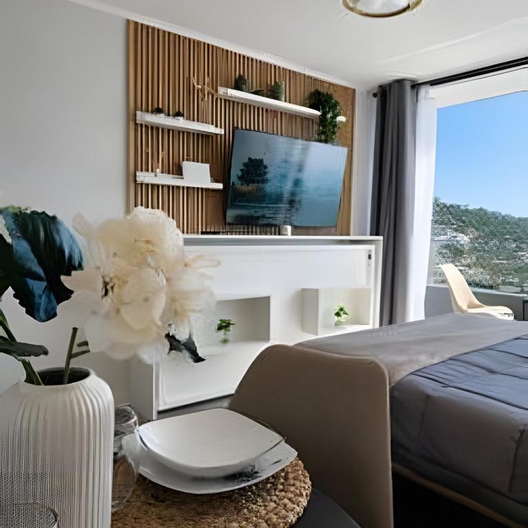 Vista al mar y gimnasio - Estudio convertible para tres personas - Apartamento con vistas al mar - 7