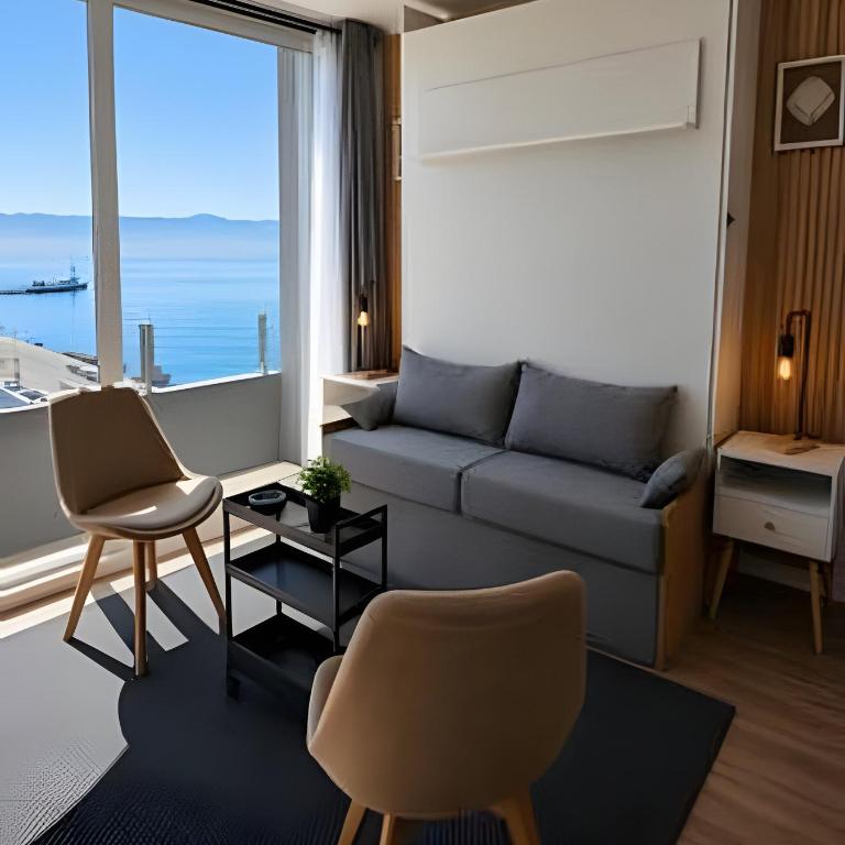 Vista al mar y gimnasio - Estudio convertible para tres personas - Apartamento con vistas al mar - 9
