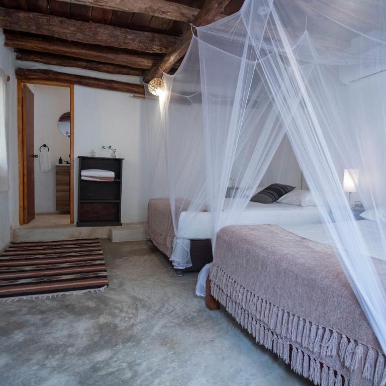 Eco Bañitas Tulum - Habitación Doble con baño privado - 15