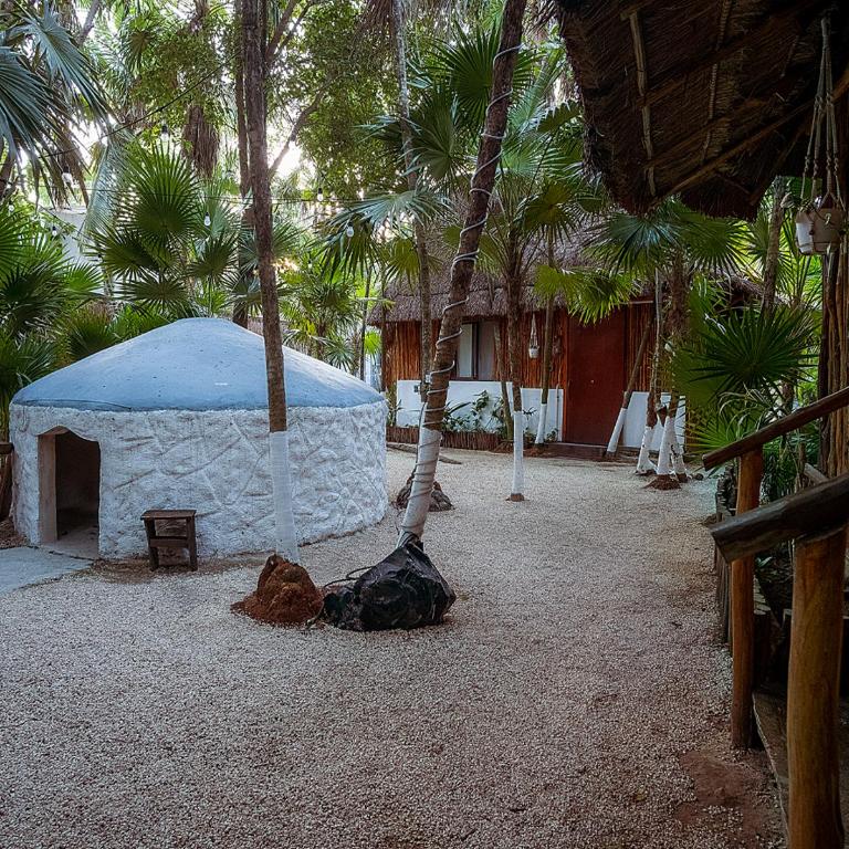 Eco Bañitas Tulum - Habitación Familiar con baño privado - 17