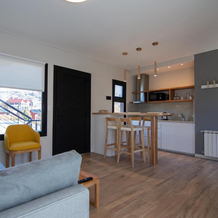 Panorama Aparts Chalten - Apartamento de 1 dormitorio con balcón y vistas a la montaña - 16