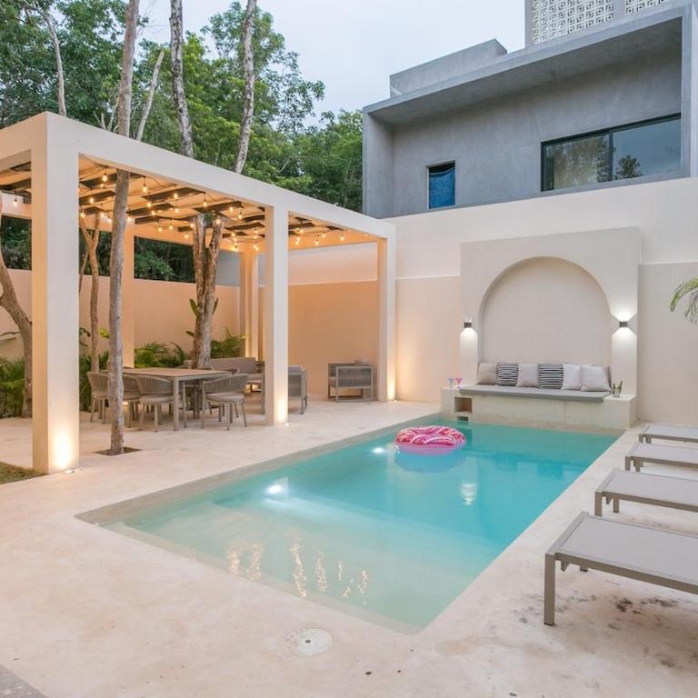 Luxury 4BR Villa Aldea Zama Dream Pool & Bright - Villa - 8