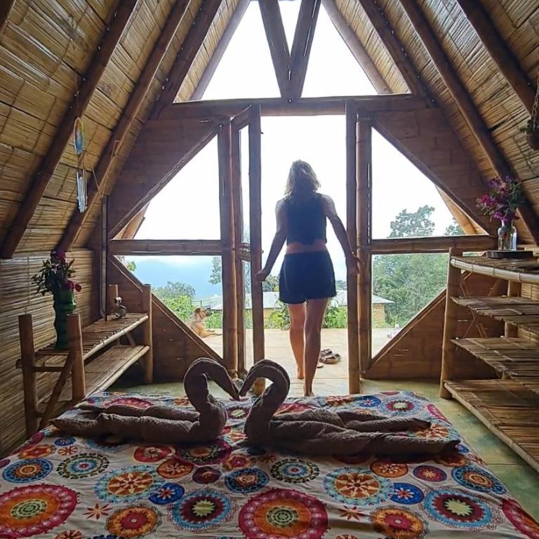 Ecotopia ecolodge - Habitación Doble con vistas a la montaña - 1 o 2 camas - 10