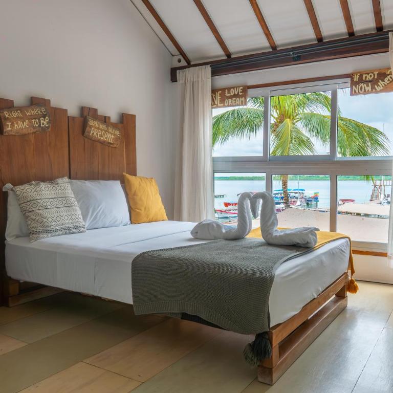 The Yak Lake House Hostal Bacalar Front Lagoon - Adults Only - Doppelzimmer mit Seeblick - 2