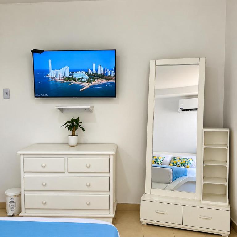 Apartamento Cartagena Plaza de Toros - Habitación Individual con vistas al jardín - 11