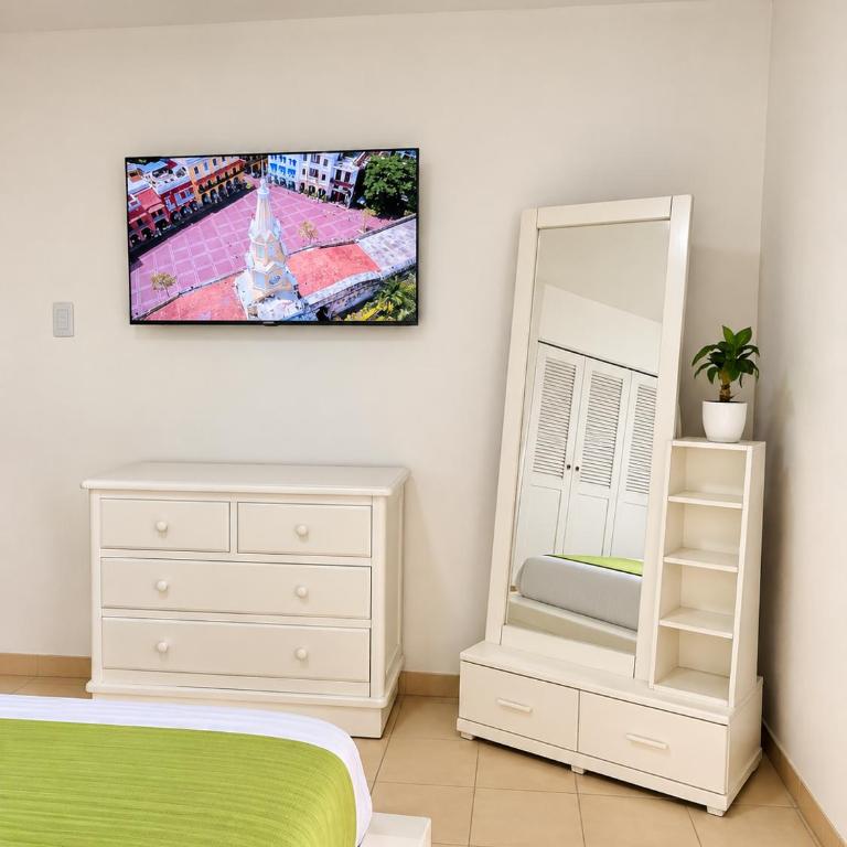 Apartamento Cartagena Plaza de Toros - Habitación Doble Estándar con vistas al jardín - 2 camas - 10