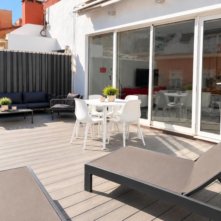 Beach & Urban Attic - Dachgeschoss mit 2 Schlafzimmern und Terrasse - 1