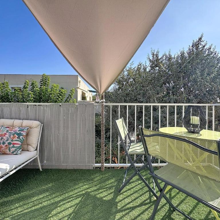 Le Cormoran, cosy vue mer. - Appartement avec Terrasse - 4