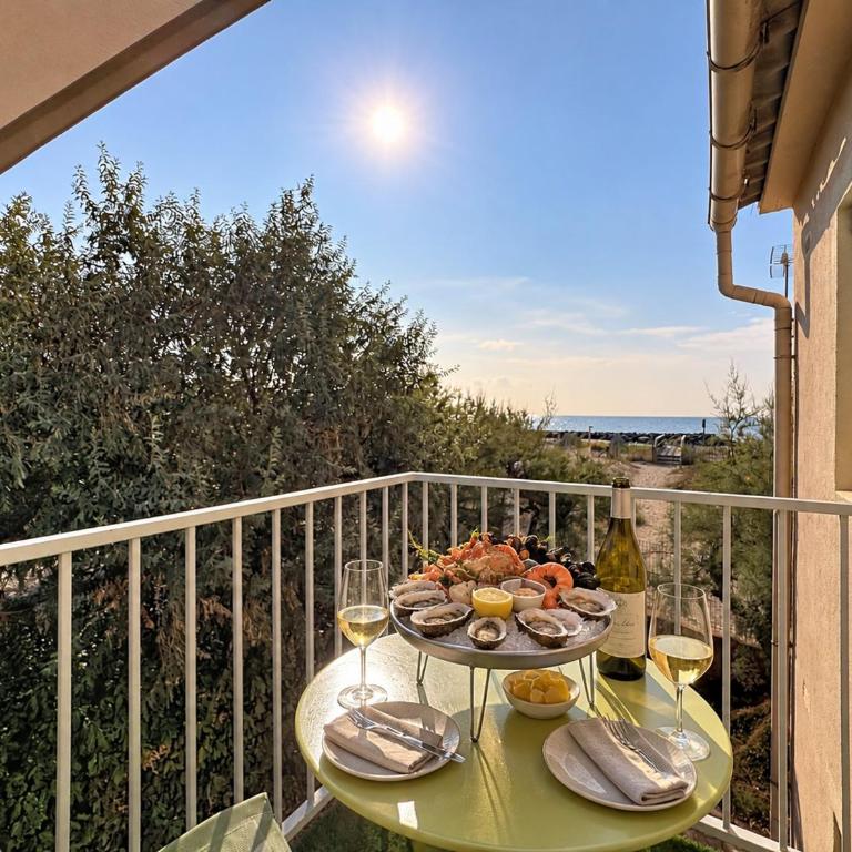 Le Cormoran, cosy vue mer. - Appartement avec Terrasse - 12