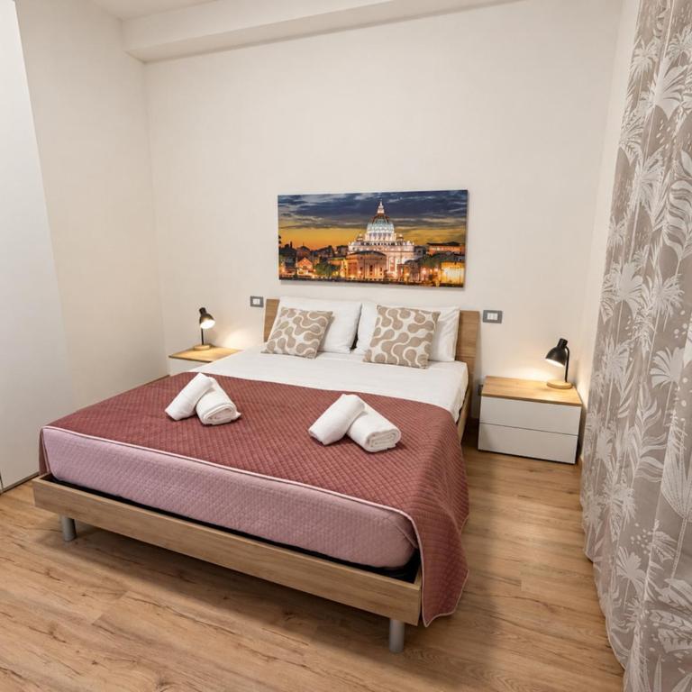 NONNA ELISA I Apartment - Cozy & quiet stay, comfortable home in a peaceful residential area, near Battistini Metro A, easy Vatican access & direct connection to Rome city centre - Two-Bedroom Deluxe Apartment - 10