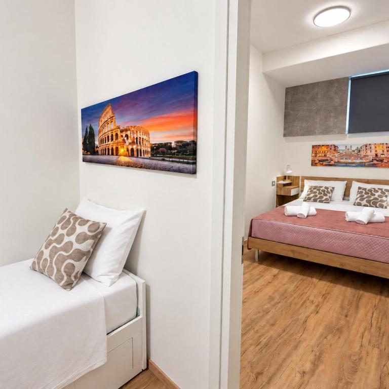 NONNA ELISA I Apartment - Cozy & quiet stay, comfortable home in a peaceful residential area, near Battistini Metro A, easy Vatican access & direct connection to Rome city centre - Two-Bedroom Deluxe Apartment - 17