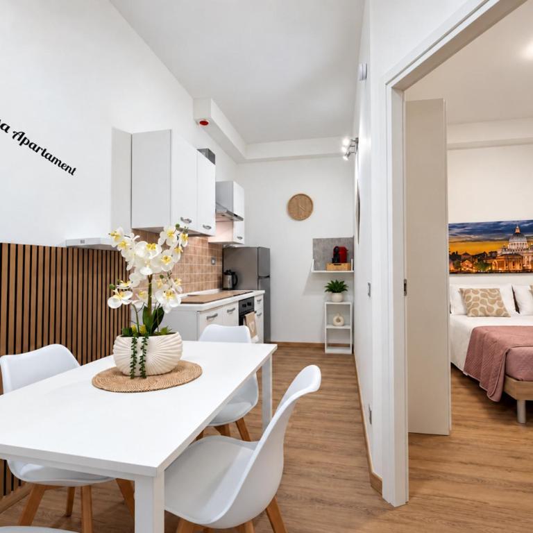 NONNA ELISA I Apartment - Cozy & quiet stay, comfortable home in a peaceful residential area, near Battistini Metro A, easy Vatican access & direct connection to Rome city centre - Two-Bedroom Deluxe Apartment - 18