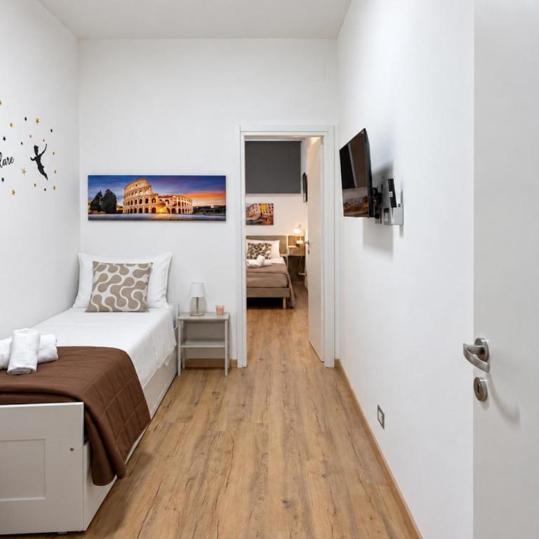 NONNA ELISA I Apartment - Cozy & quiet stay, comfortable home in a peaceful residential area, near Battistini Metro A, easy Vatican access & direct connection to Rome city centre - Two-Bedroom Deluxe Apartment - 23