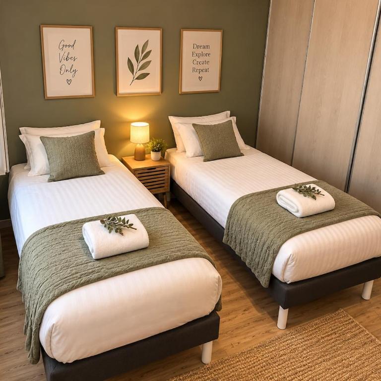Appart haut standing à 2 min de Disneyland - Apartment mit 2 Schlafzimmern und Terrasse - 7