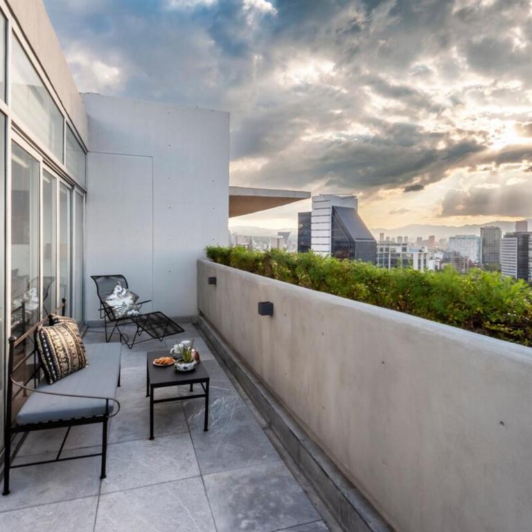 Breathtaking Panoramic Penthouse, Polanco 8PAX and 3BD - Apartment - 18