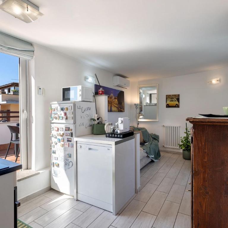 Gianicolo Wonder Terrace - Appartamento Superior con 1 Camera da Letto e Balcone - 9