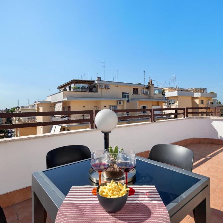 Gianicolo Wonder Terrace - Appartamento Superior con 1 Camera da Letto e Balcone - 18