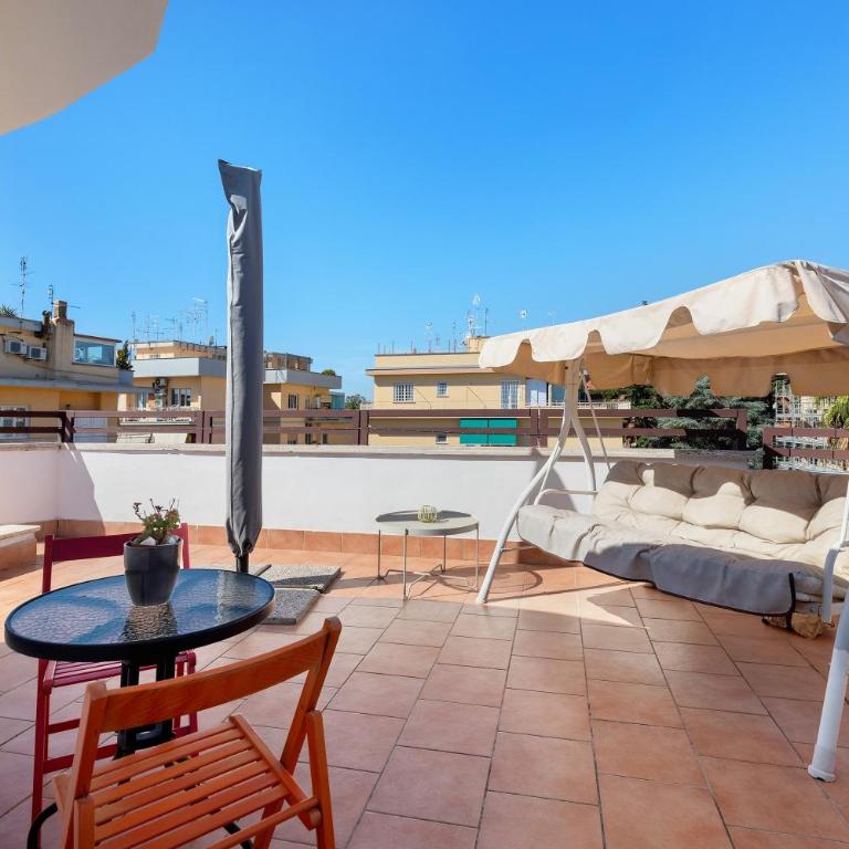 Gianicolo Wonder Terrace - Appartamento Superior con 1 Camera da Letto e Balcone - 20