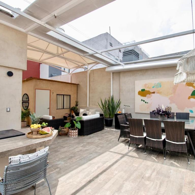 Casa Ha A Soulful 7Br Home w Rooftop, Condesa - Apartment - 5