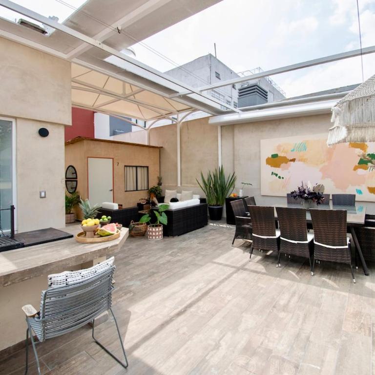 Casa Ha A Soulful 7Br Home w Rooftop, Condesa - Apartment - 15