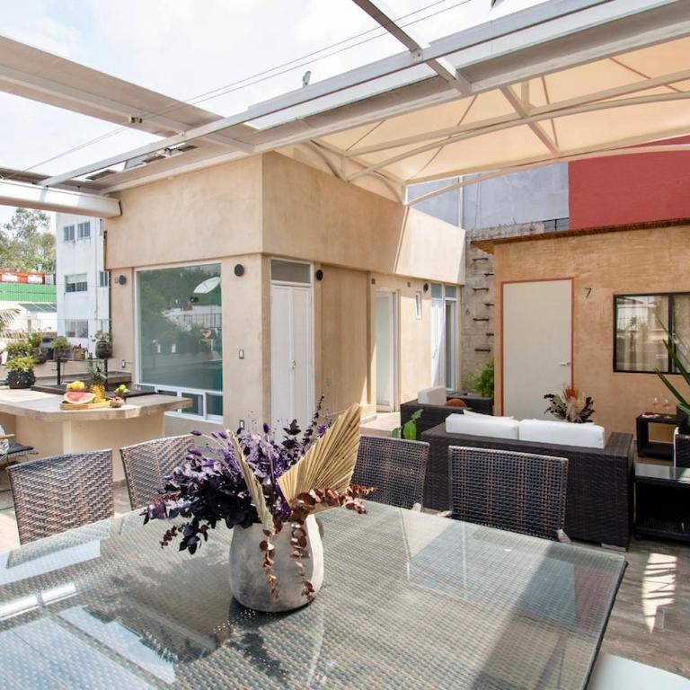 Casa Ha A Soulful 7Br Home w Rooftop, Condesa - Apartment - 29