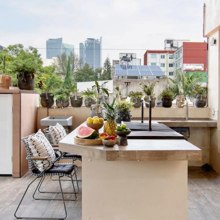 Casa Ha A Soulful 7Br Home w Rooftop, Condesa - Apartment - 47