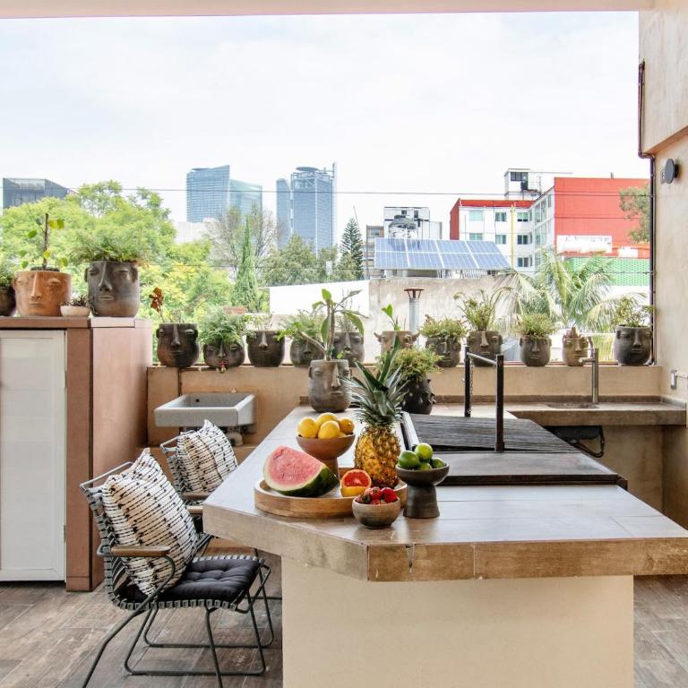 Casa Ha A Soulful 7Br Home w Rooftop, Condesa - Apartment - 50