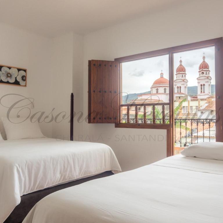Hotel Casona Heroínas Charalá - Triple Room with Balcony - 1