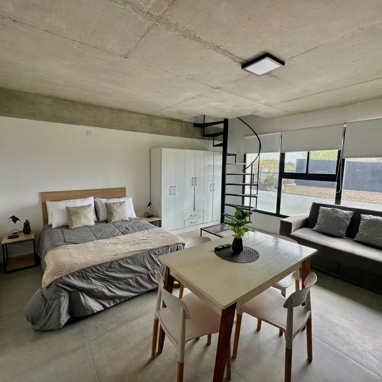 Monoambiente con terraza privada y cochera en Pinamar - Apartamento de 1 dormitorio - 1