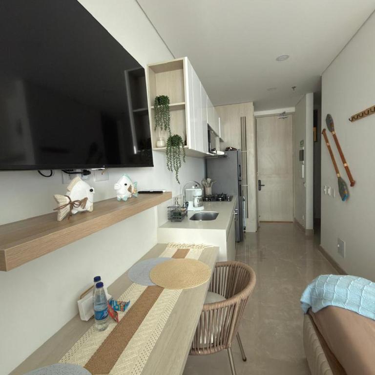 Aparta suites cerca a la playa - One-Bedroom Apartment - 10